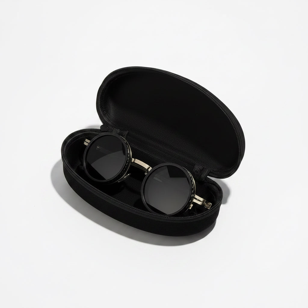 2025 Fashion New Unisex Handmade ND9 Level Sunglasses Stepless Rotating Filter Retro Polarized Sunglass Cycling Sports Glassees