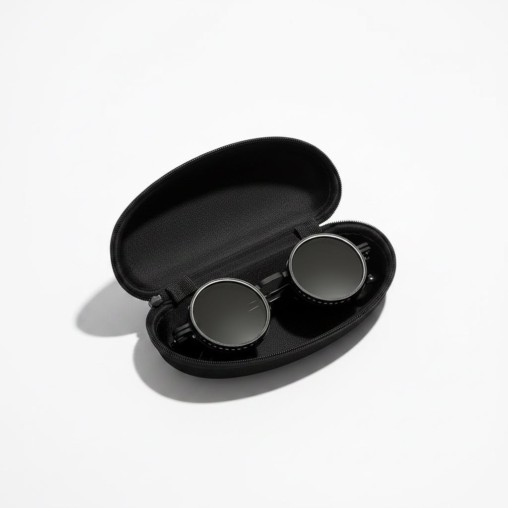 2025 Fashion New Unisex Handmade ND9 Level Sunglasses Stepless Rotating Filter Retro Polarized Sunglass Cycling Sports Glassees