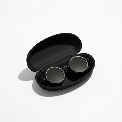 2025 Fashion New Unisex Handmade ND9 Level Sunglasses Stepless Rotating Filter Retro Polarized Sunglass Cycling Sports Glassees